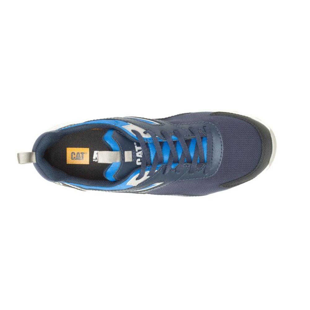 Caterpillar Mens Streamline Runner Carbon Composite Toe Blue Shoes (NWT) - Picture 6 of 6